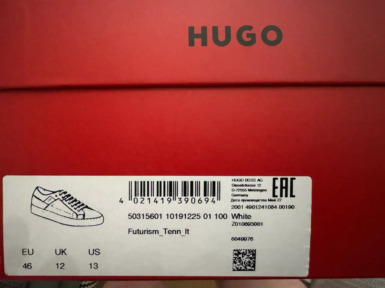 Billede 3 - Hvide Hugo Boss Sneaks
