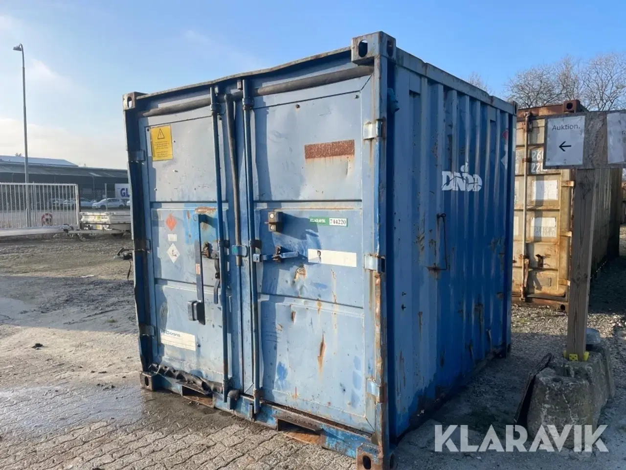 Billede 9 - Container 8 Fods med dieseltank