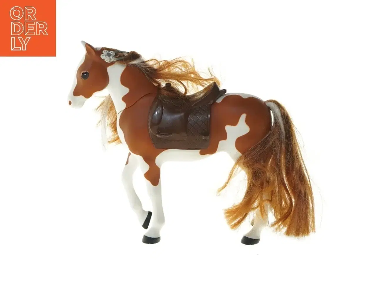 Billede 1 - Lego Scala Legetøj hest med sadel (str. 19 cm)