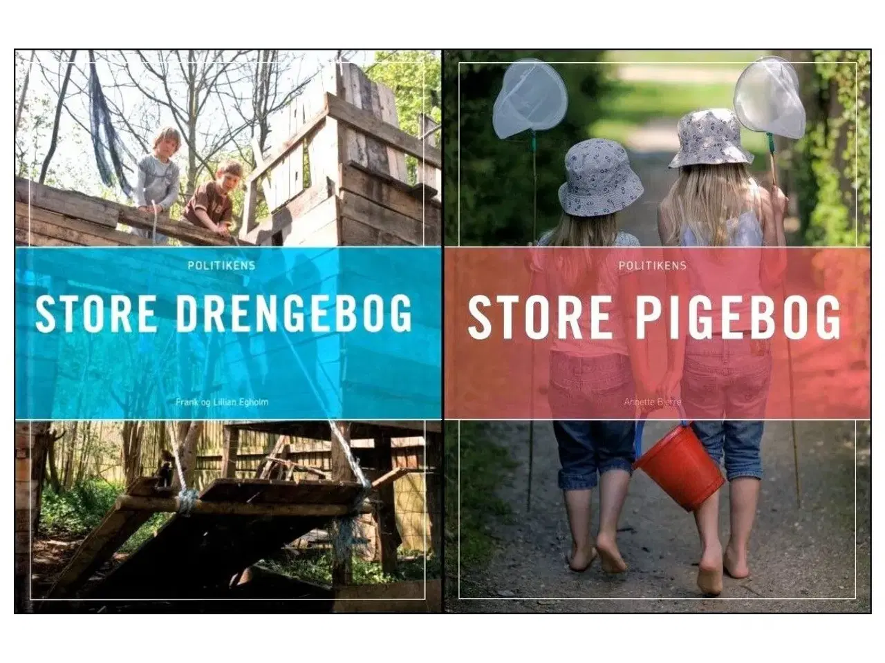 Billede 1 - Politikens Store Drengebog + Store Pigebog