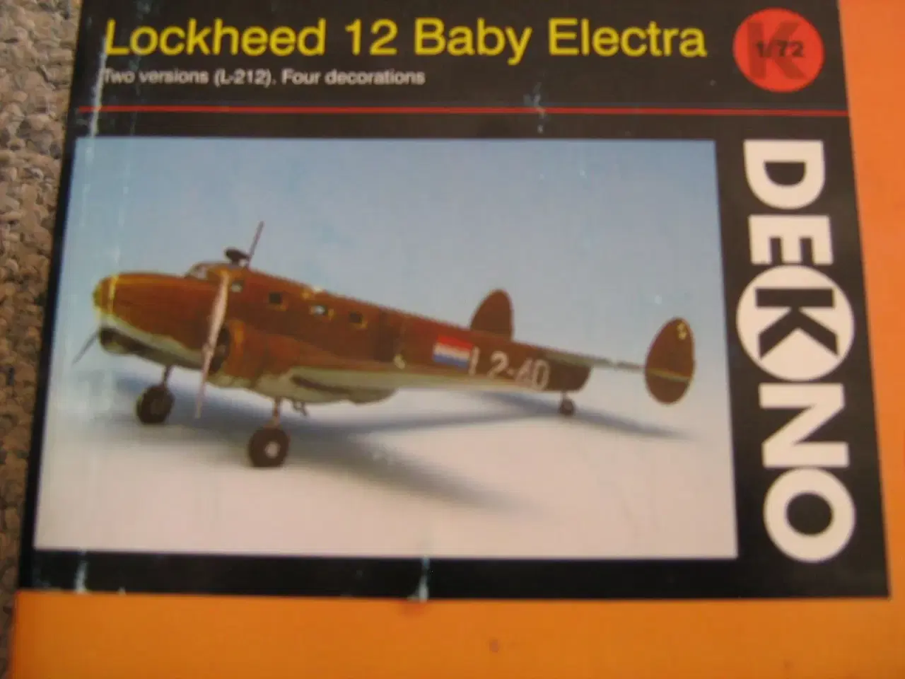 Billede 2 - Dekno Lockheed Electra skala 1/72