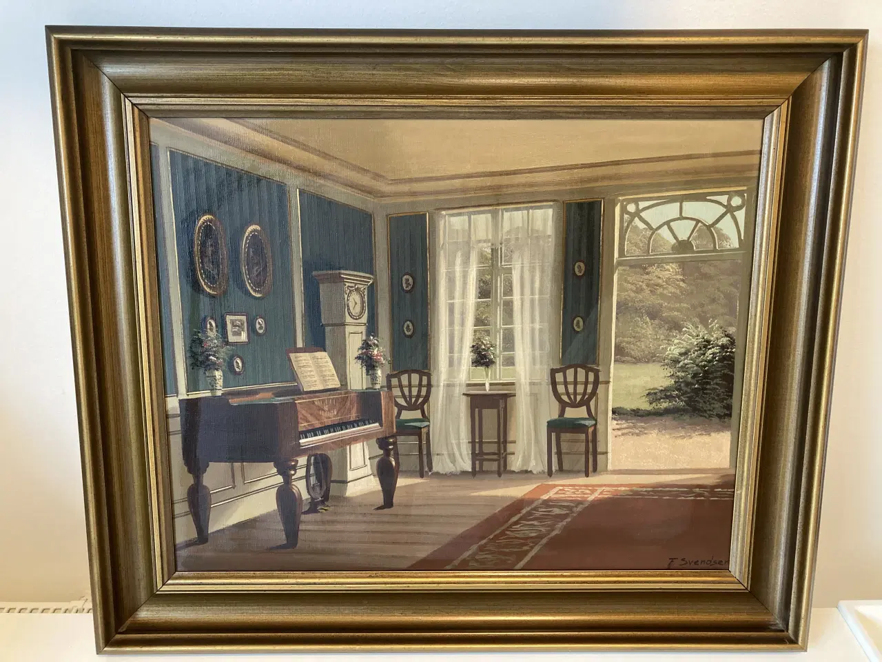 Billede 1 - Maleri F W Svendsen 