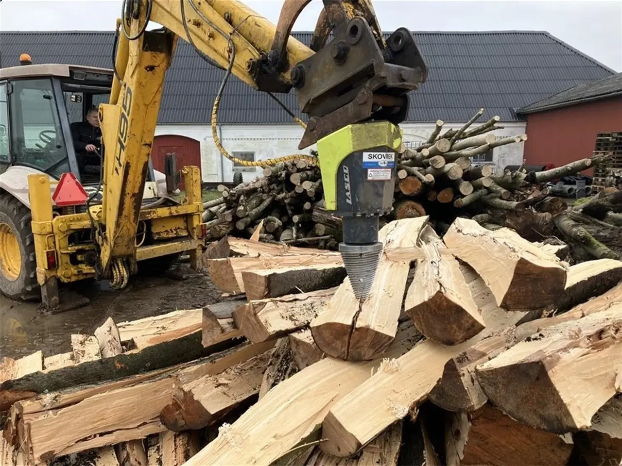 Billede 6 - Lasco Keglekløver til gravemaskiner