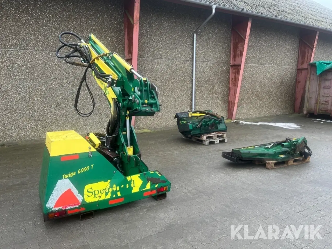 Billede 1 - Rabatklipper Spearhead Twiga 6000Tele med klipper og Slagleklipper