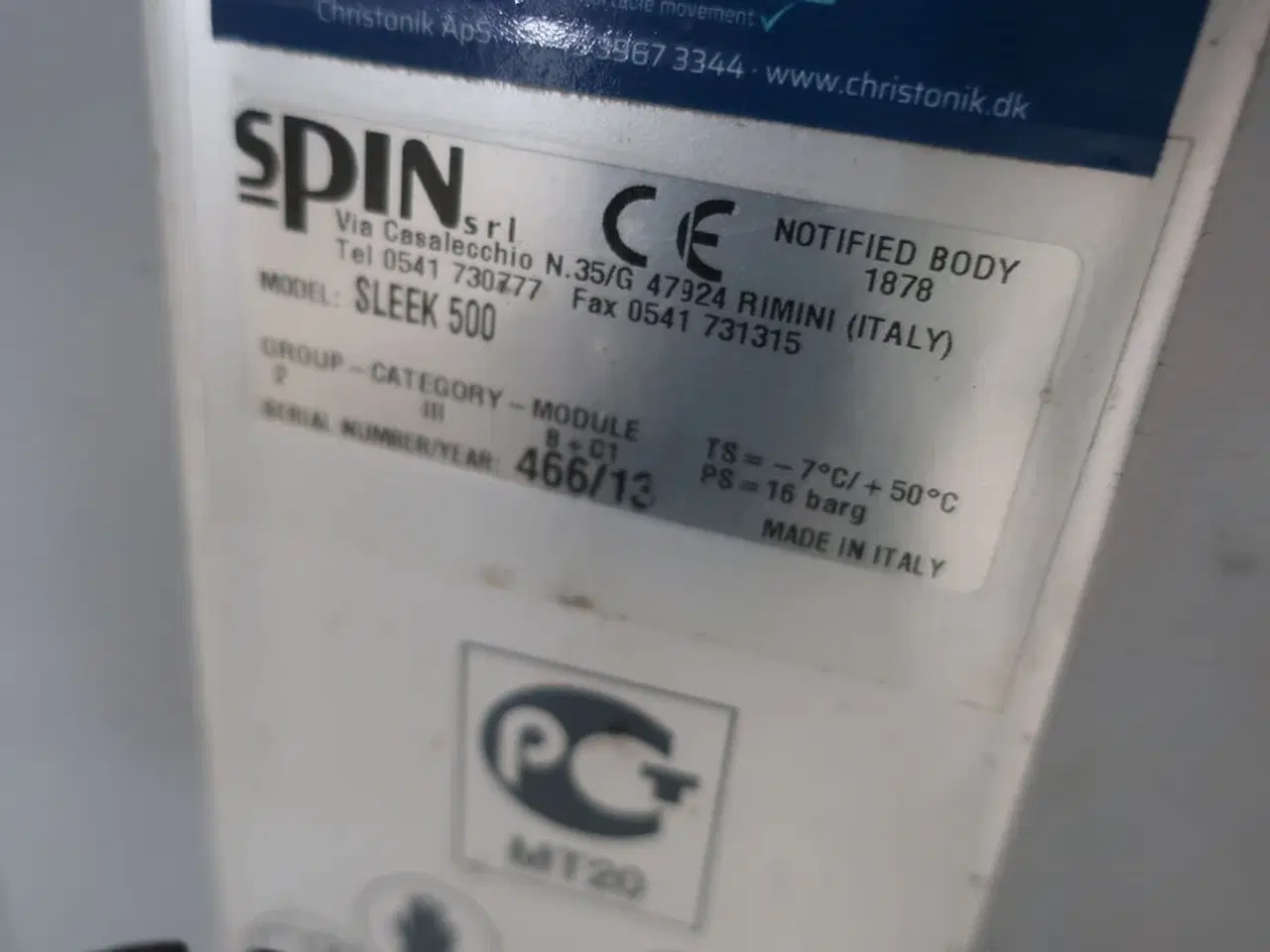 Billede 6 - Klimaservicestation SPIN SLEEK 500