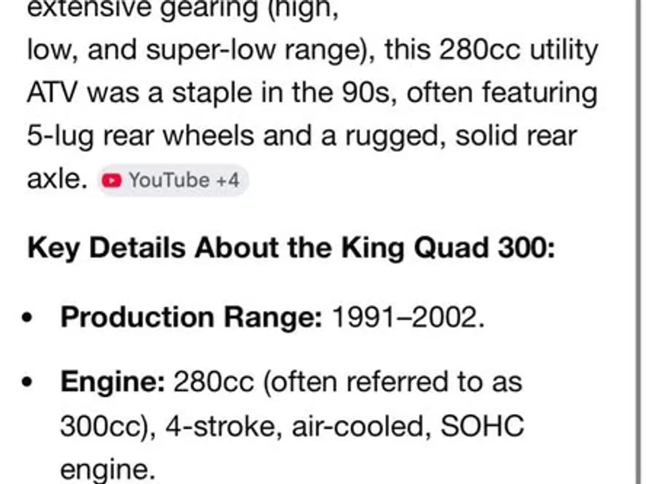 Billede 7 - Suzuki King Quad 300 – Serviceret, Kører Perfekt, 