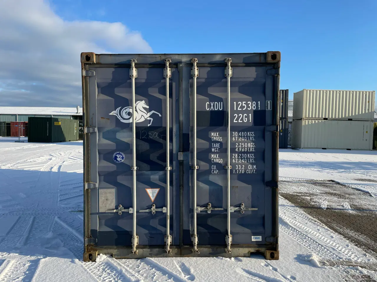 Billede 1 - 20 fods Container - ID: CXDU 125381-1