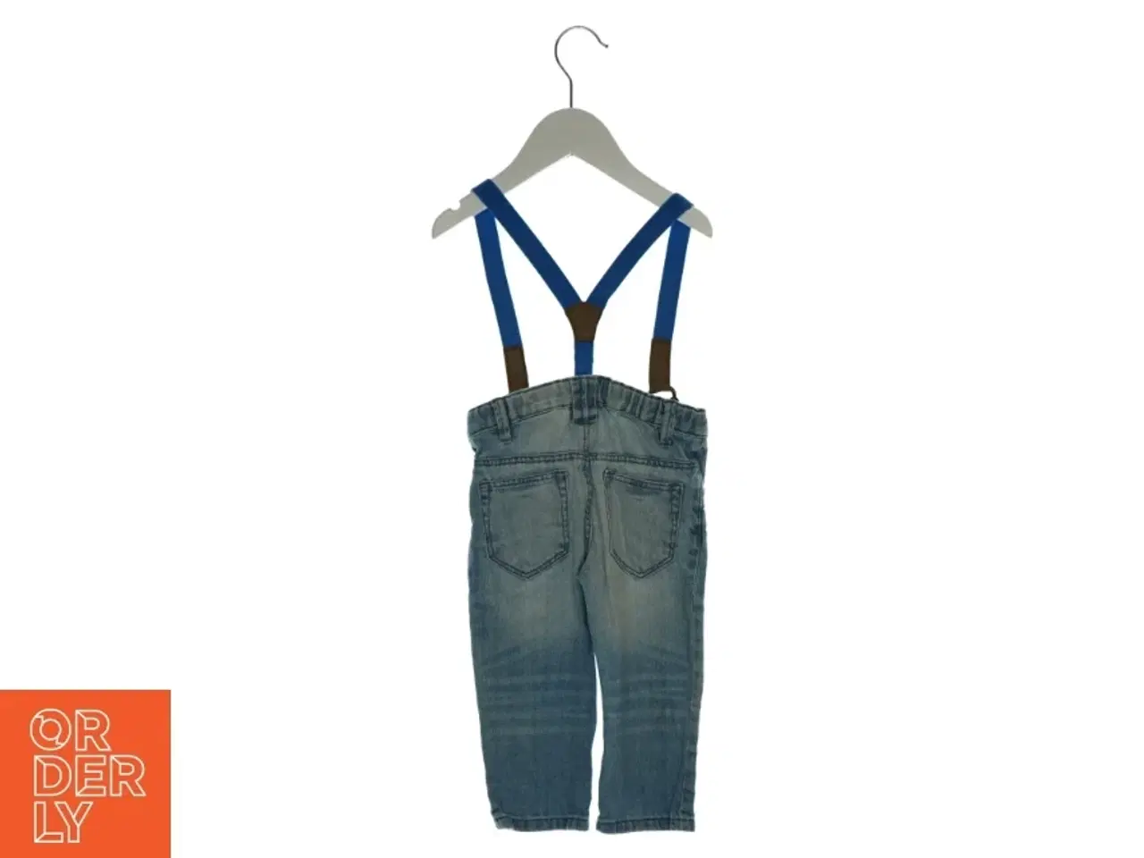 Billede 2 - Bukser med seler fra H&M (Str. 80)