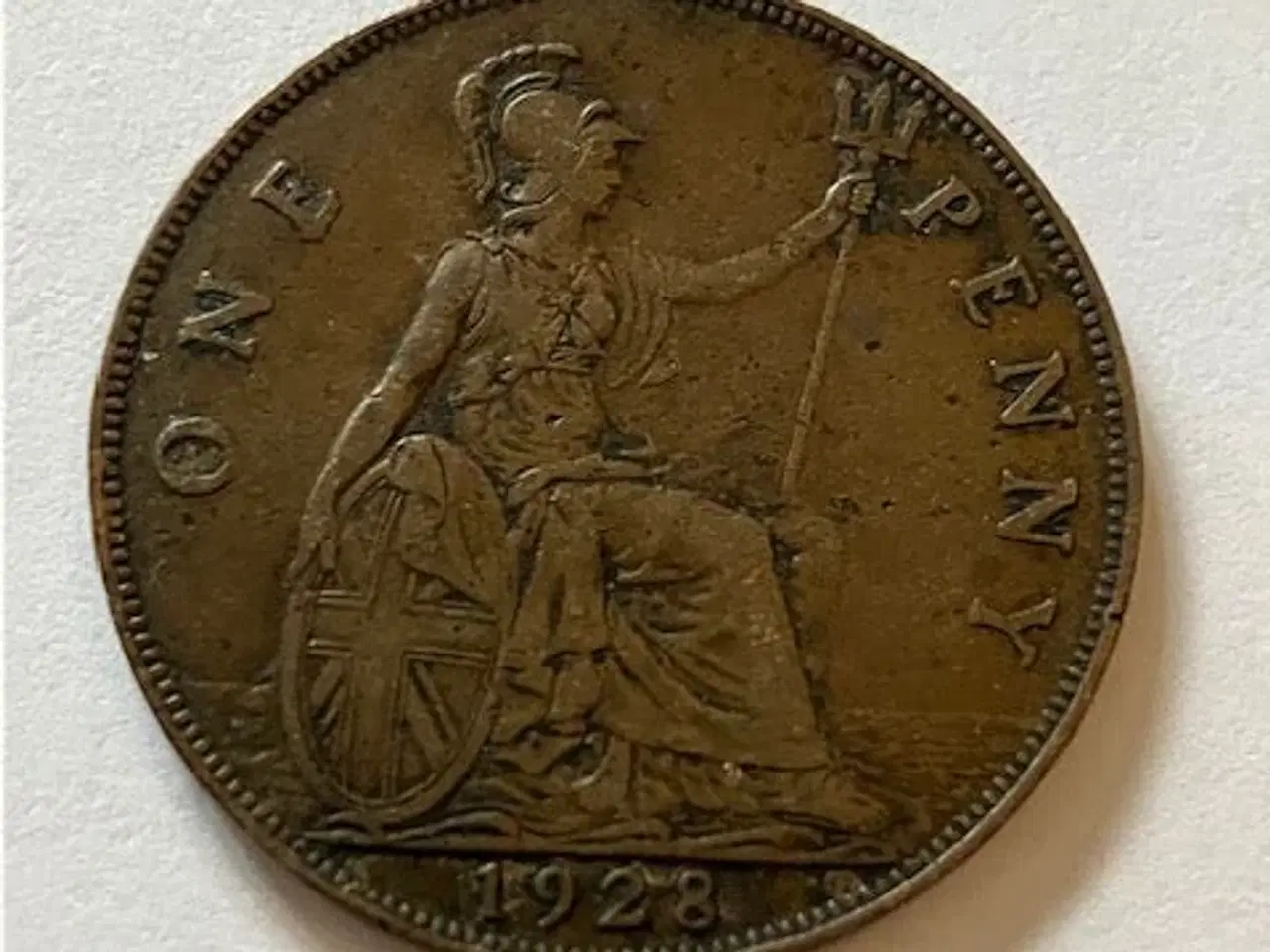 Billede 1 - One Penny 1928 England