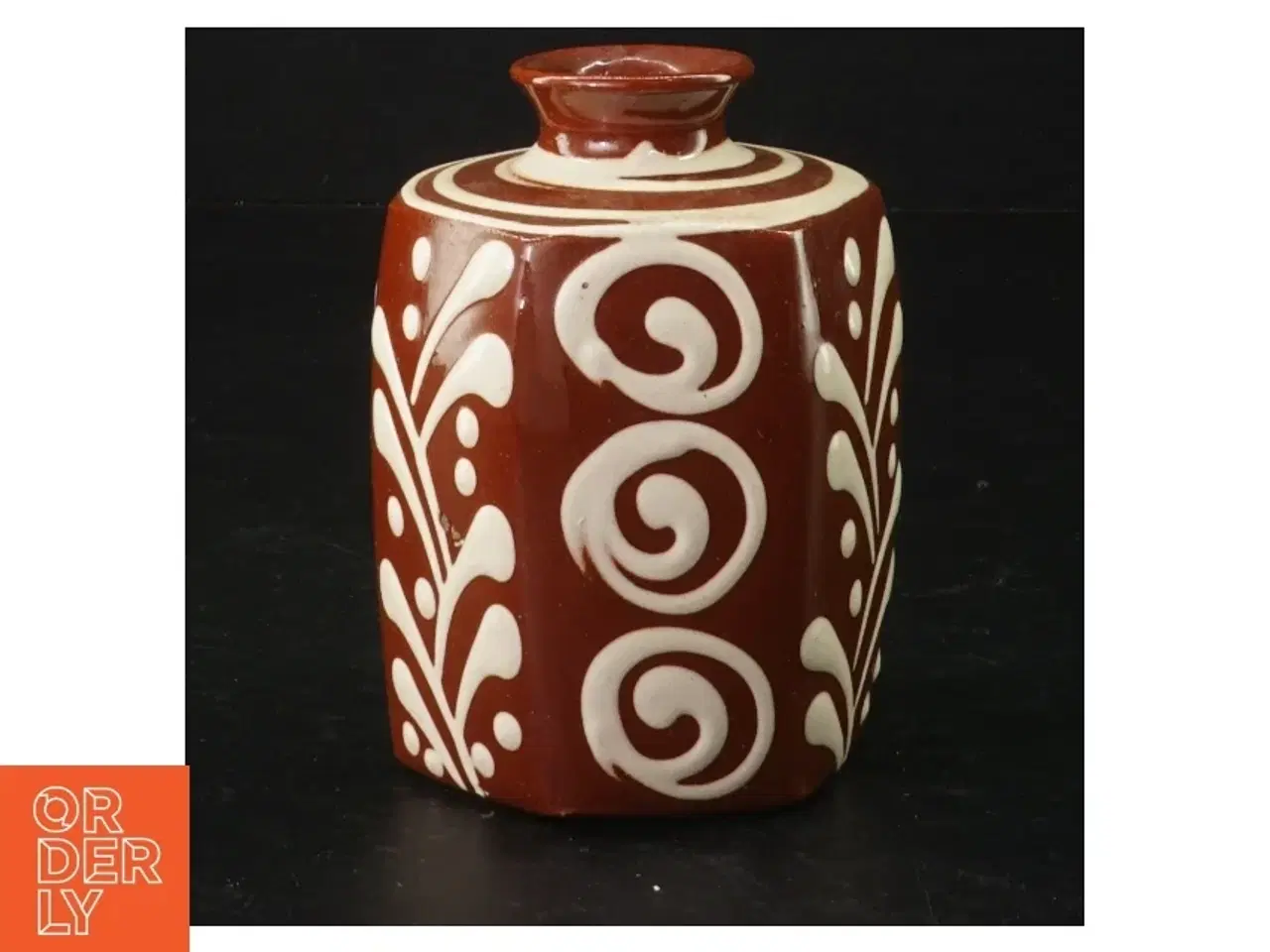 Billede 1 - Keramik vase (str. H 10,5 cm)