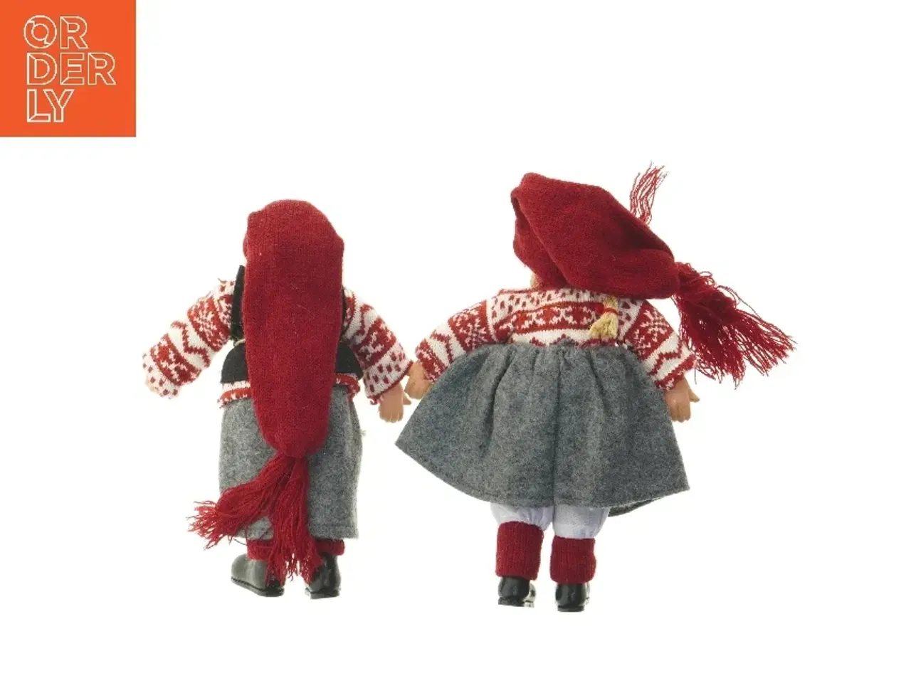 Billede 4 - Julemand og nissemor dukker (str.  26 cm)