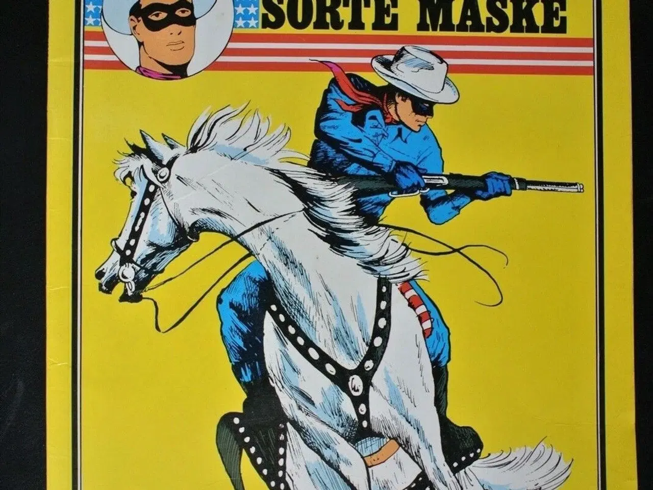 Billede 1 - lone ranger præriens sorte maske 1., Af charles fl