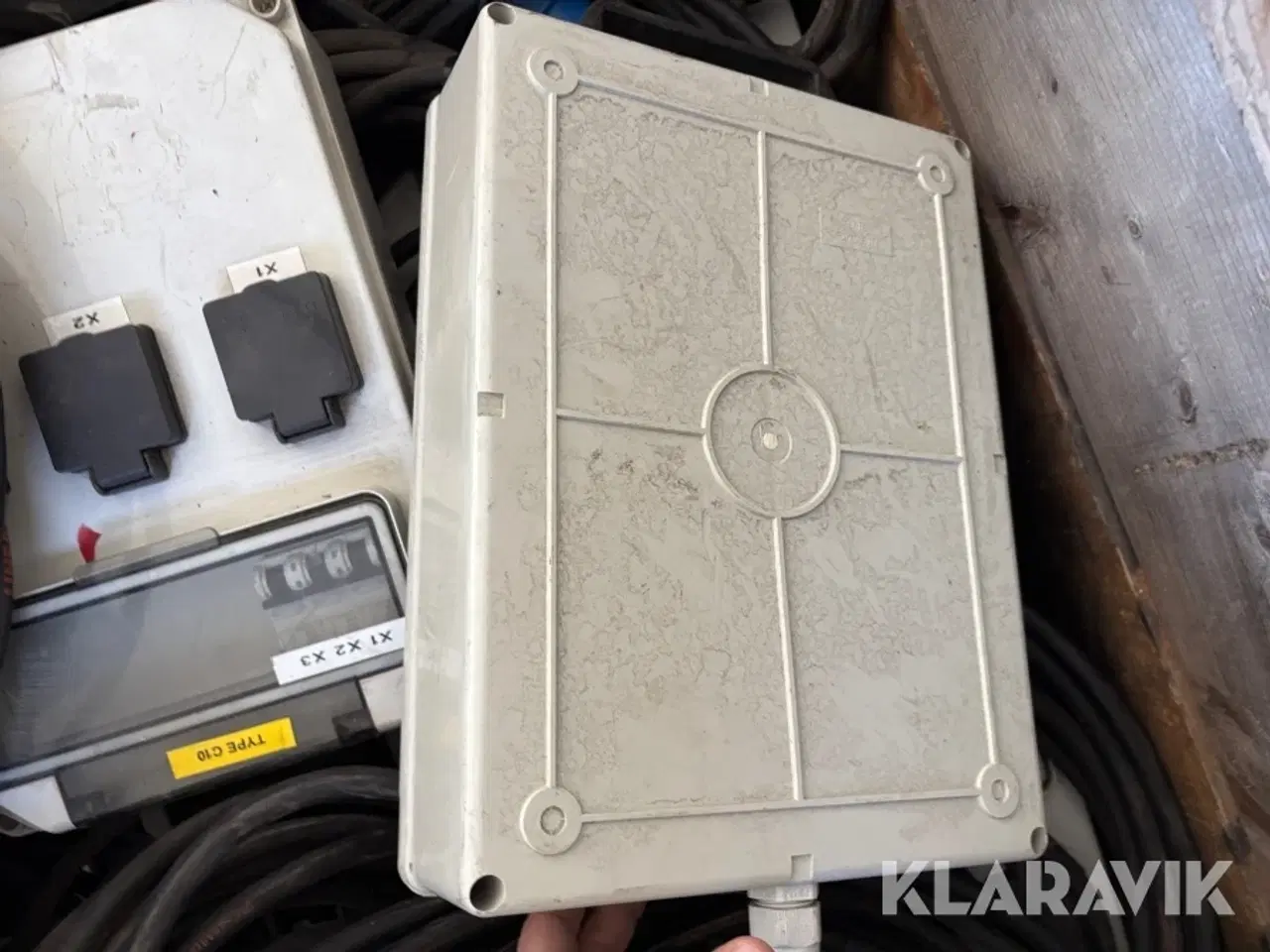 Billede 4 - Standtavle CEE16-1P-13A 5styk 1P luset til 3 udtag