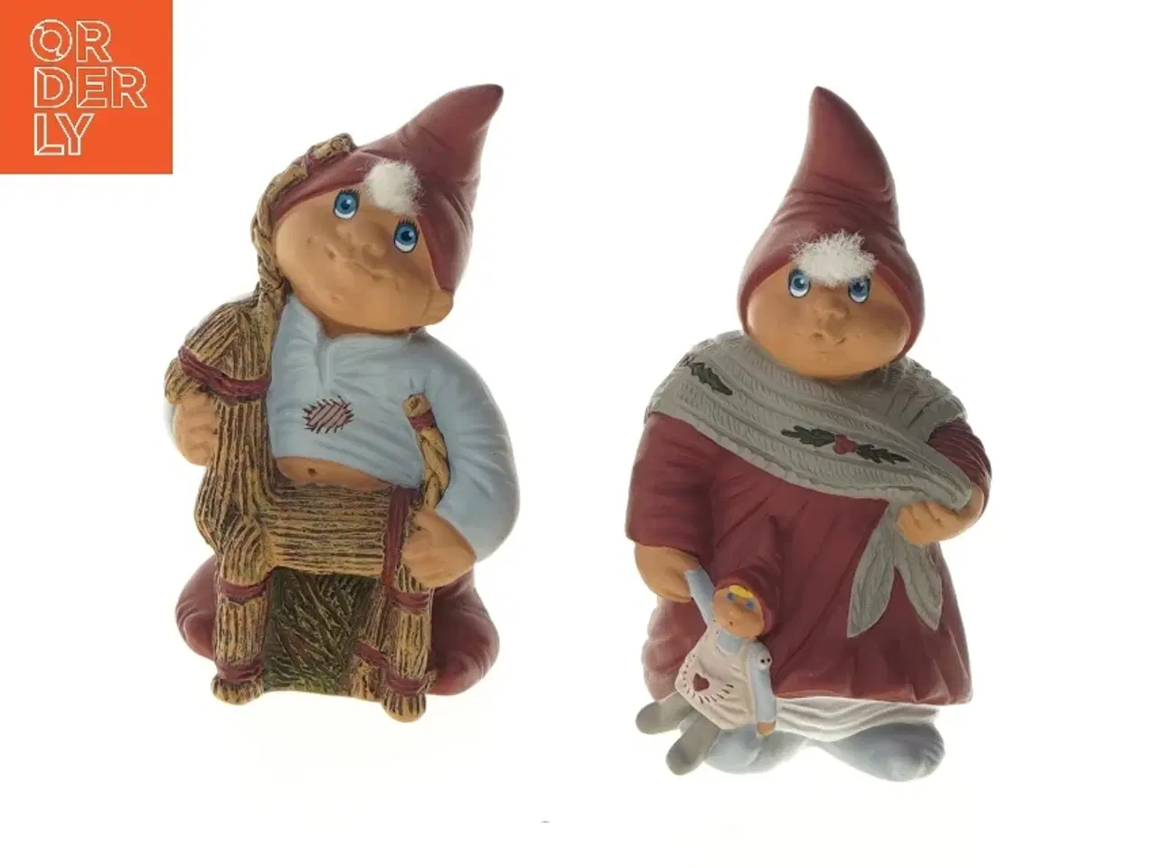 Billede 5 - Årsnissepar 2009 figurer fra Trip Trap (str. 14 cm)