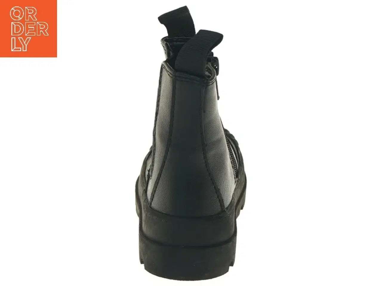 Billede 4 - Børnestøvler i sort læder fra H&M (str. 25 )