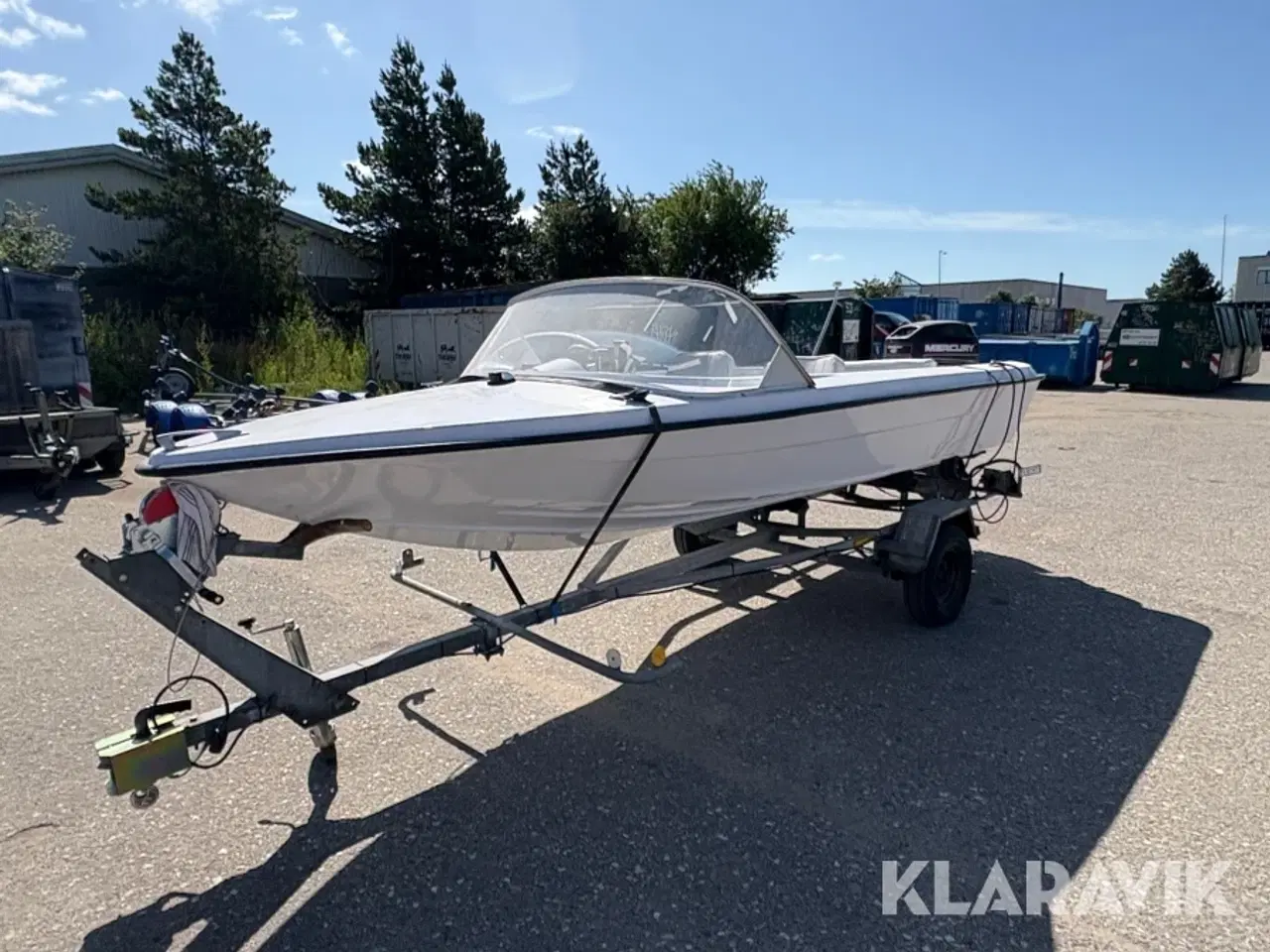 Billede 1 - Båd med trailer Fletcher 14 fod 2 takt motor