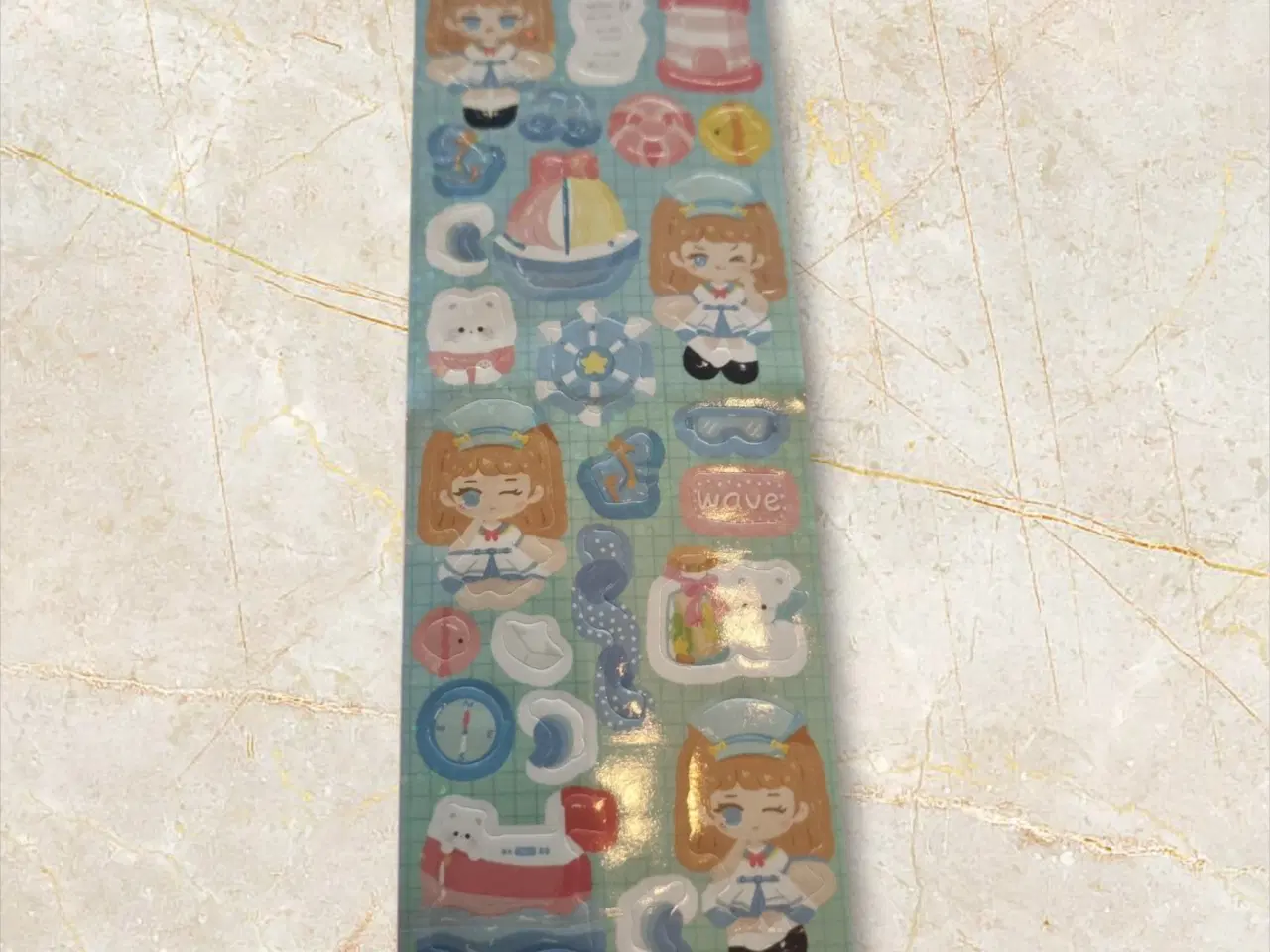 Billede 1 - Klistermærke Ark: Sæt Sejl med Søde Sømandsmotiver