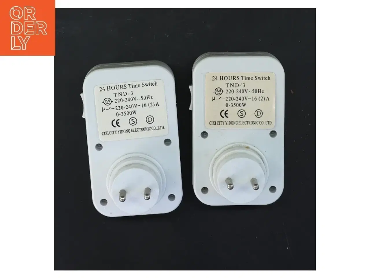 Billede 3 - 2 stk nye 24-timers tidsafbrydere fra Elworks (str. 2 stk 12,5x7 cm)