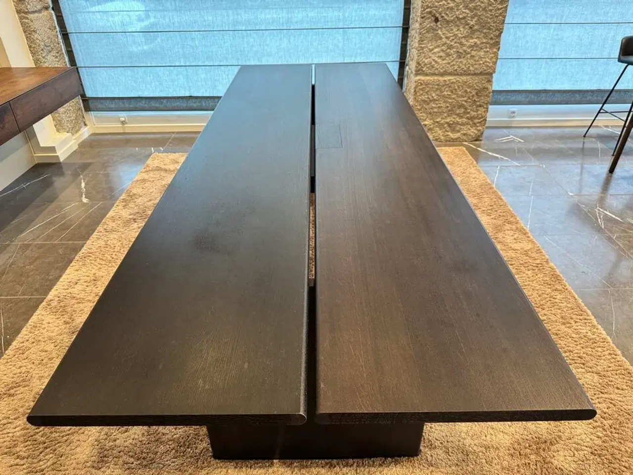 Billede 6 - Plankebord i massiv røget eg