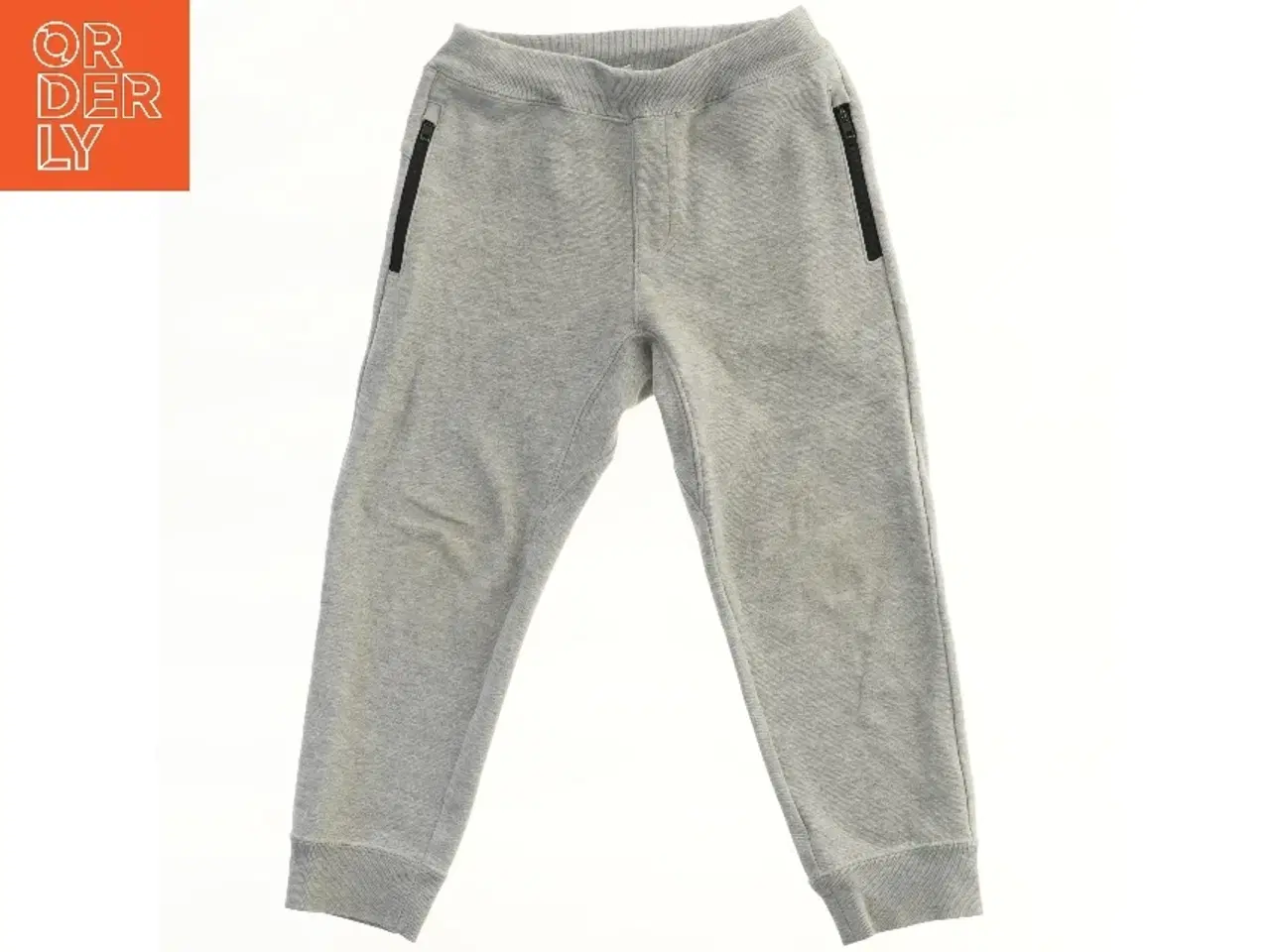 Billede 2 - Grå sweatpants med lynlåslommer fra Uniqlo (str. 116)