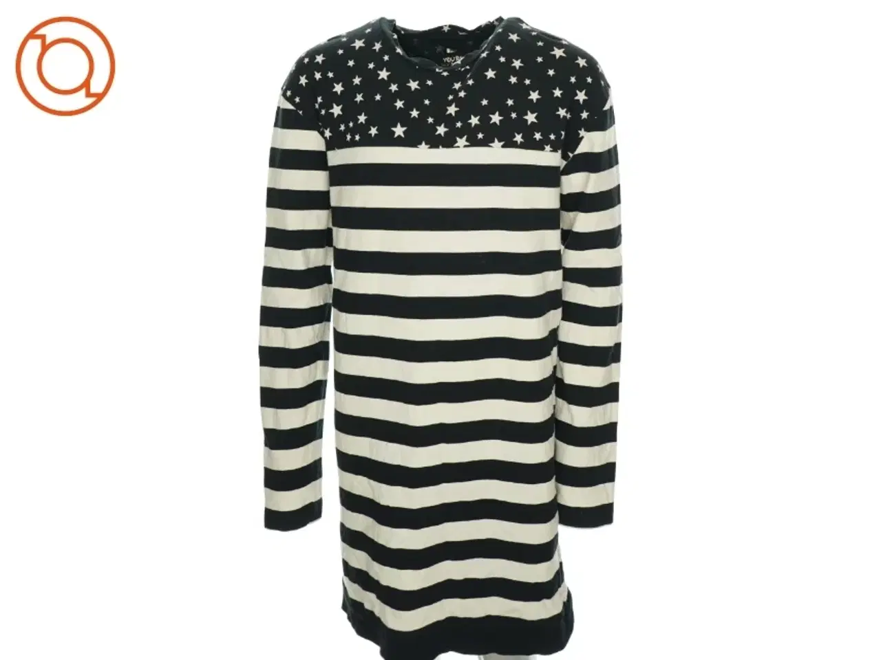 Billede 1 - Kjole med stjerner og striber (str. 158/164)