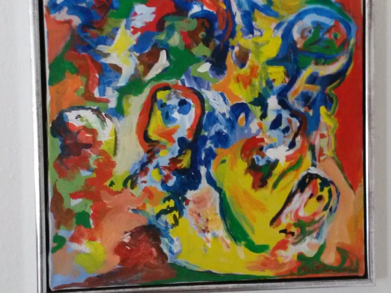 Billede 1 - smukt maleri af finn pedersen på 54-64 cm i flot s