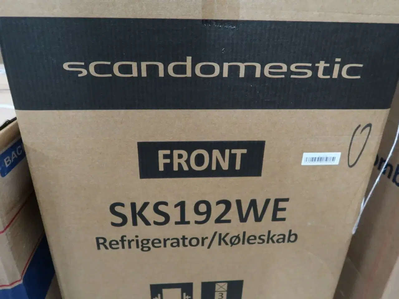 Billede 1 - Køleskab SCANDOMESTIC SKS192WE
