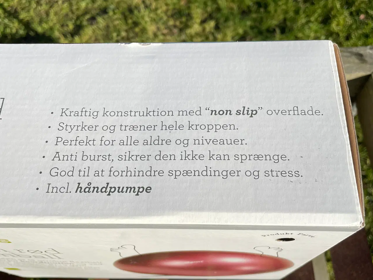 Billede 3 - Træningsbold, yogabold, gymnastikbold, fitnessbold