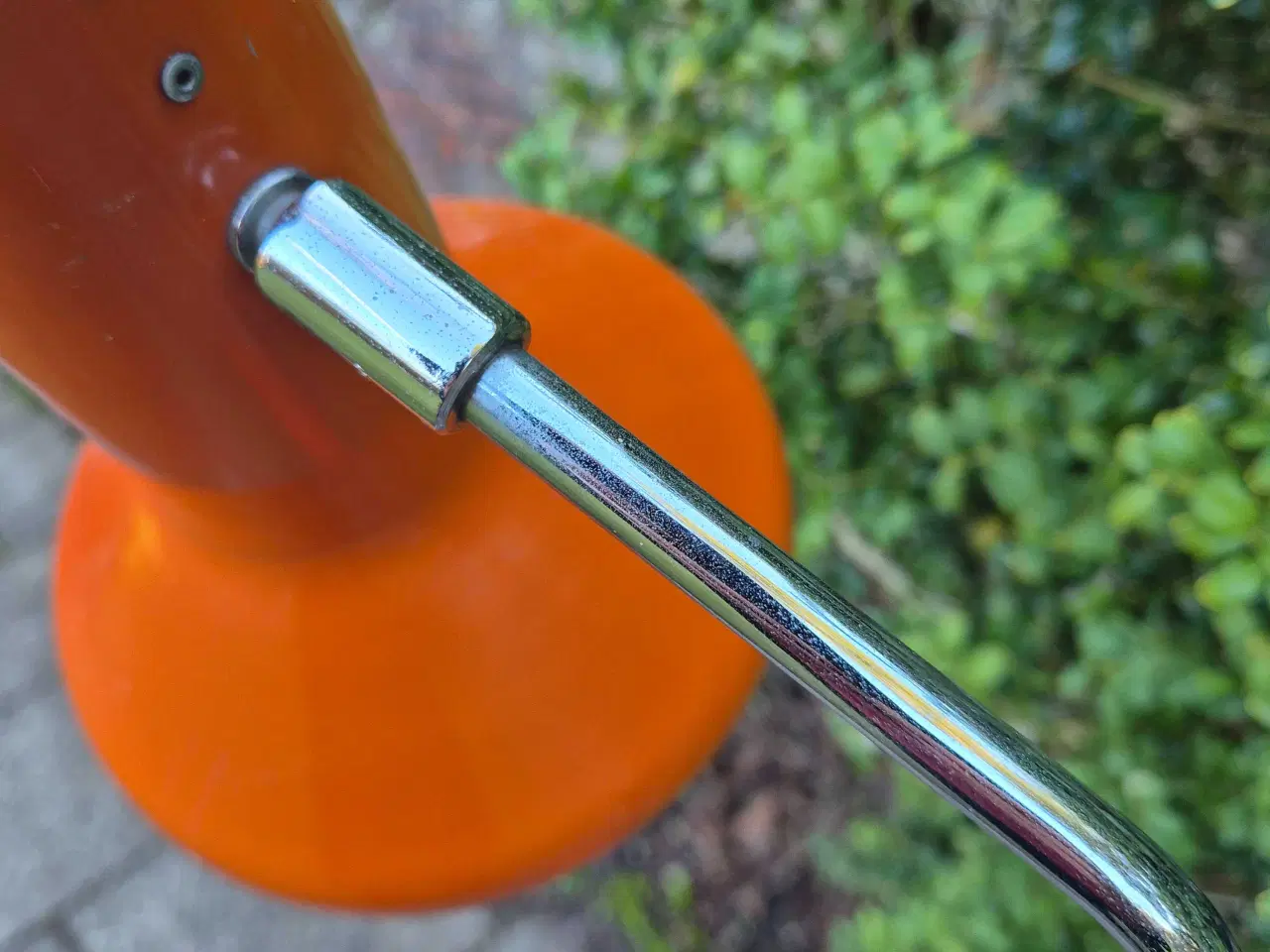 Billede 11 - Usædvanlig orange gulvlampe med den rette patina