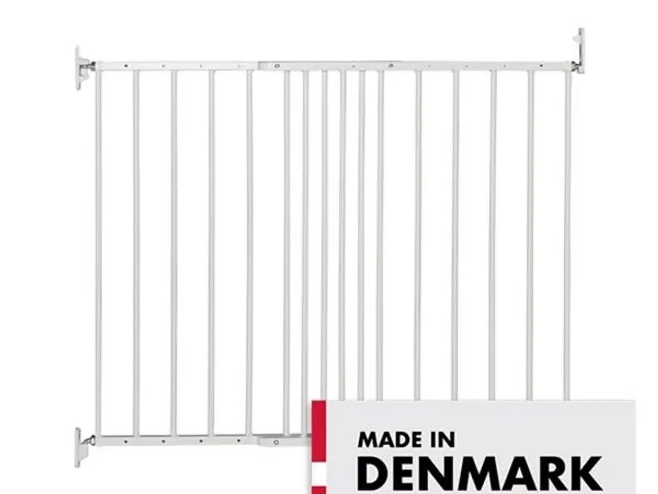 Billede 1 - BabyDan MultiDan sikkerhedsgitter, hvid. Ubrugt,