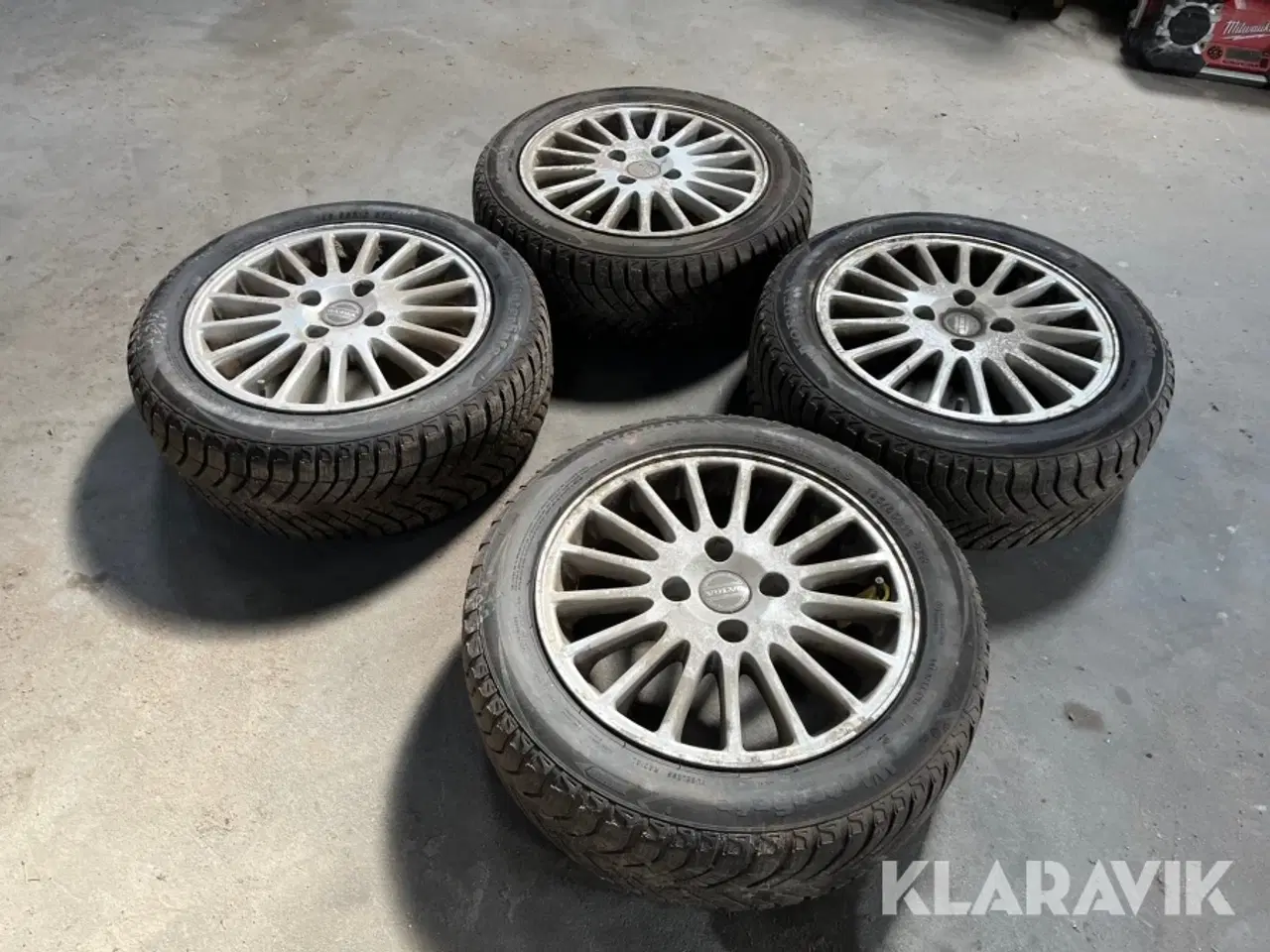 Billede 12 - Komplet hjul Volvo med vinterdæk 195/55R16