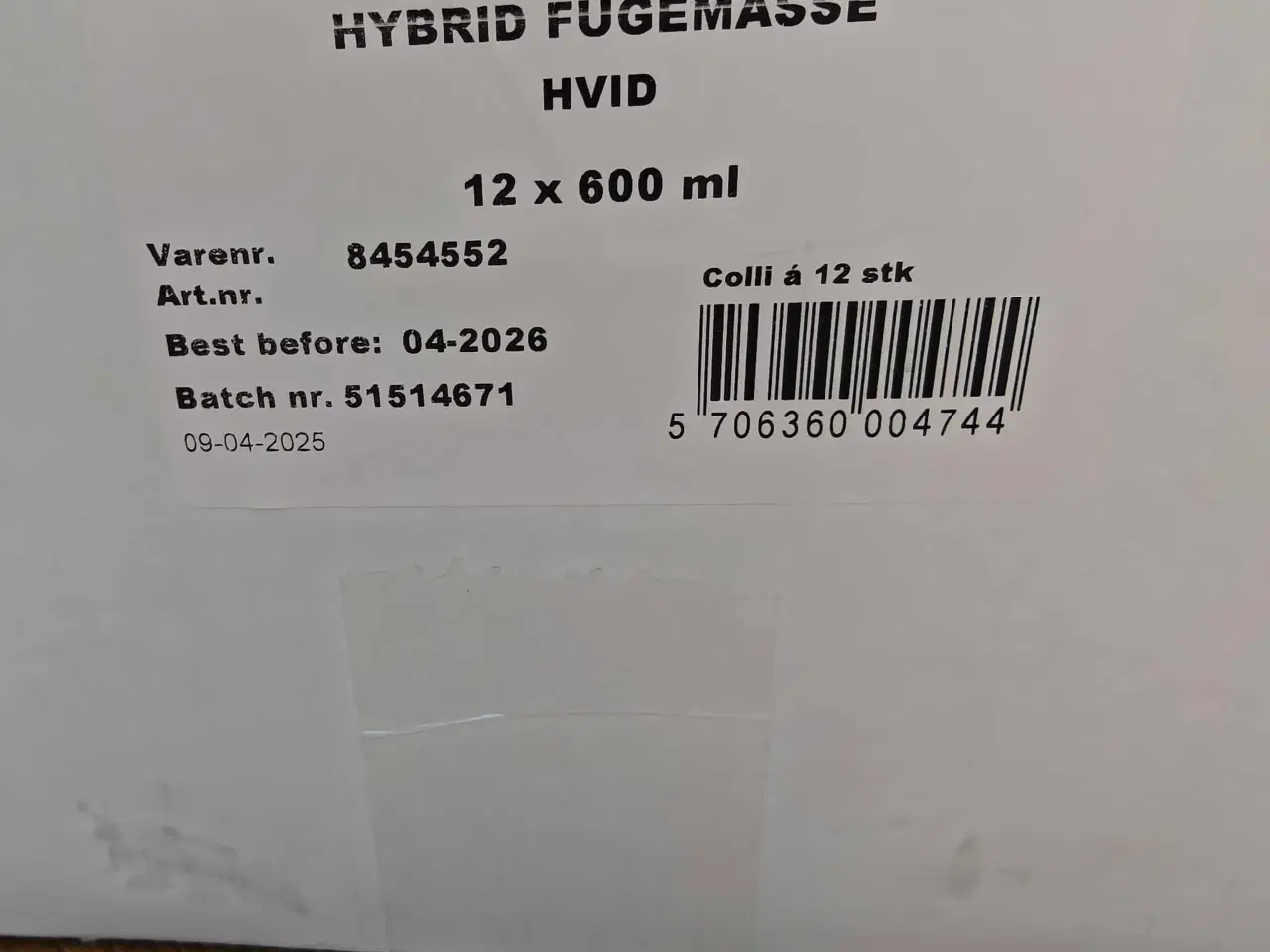 Billede 4 - Hybrid fugemasse 