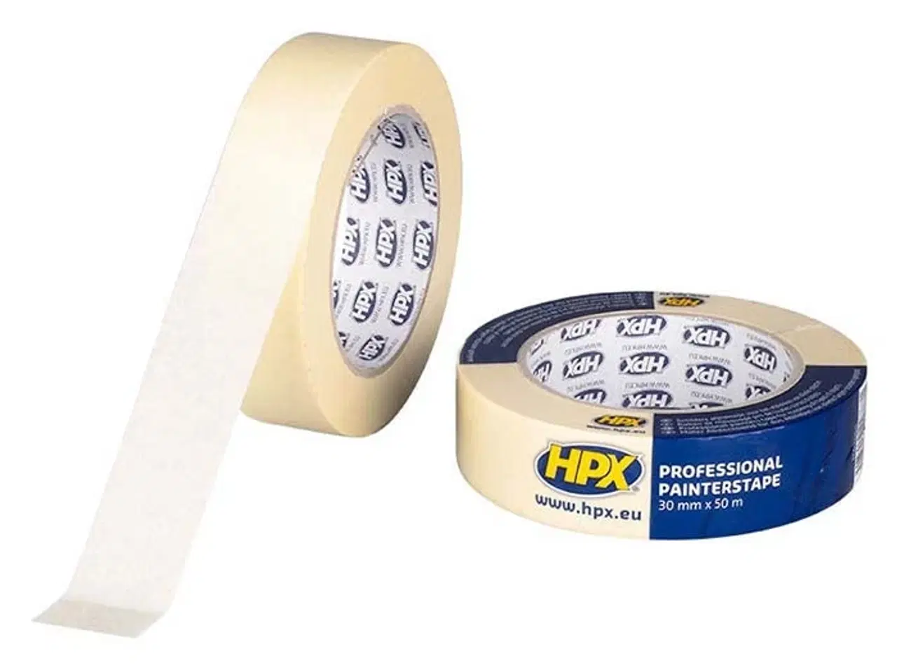 Billede 1 - HPX afdækningstape op til 60 grader, creme, 30mm x 50m
