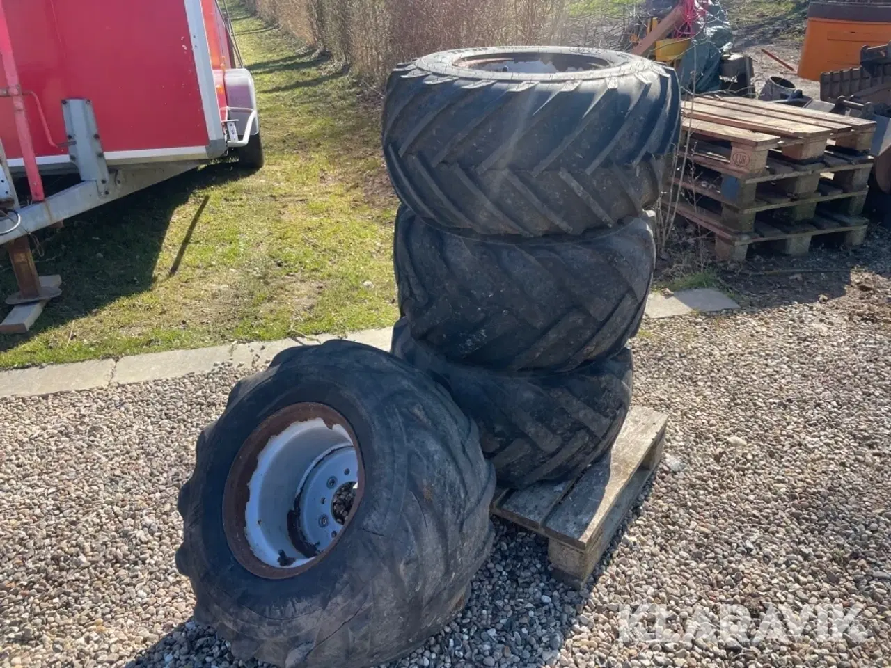 Billede 8 - Dæk til minilæsser BKT 26x12.00-12 4 styk