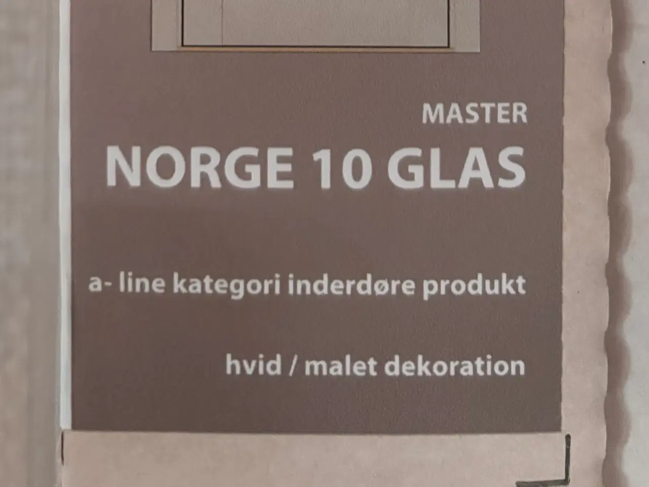 Billede 2 - Glasdør (Master - Norge 10 glas)...