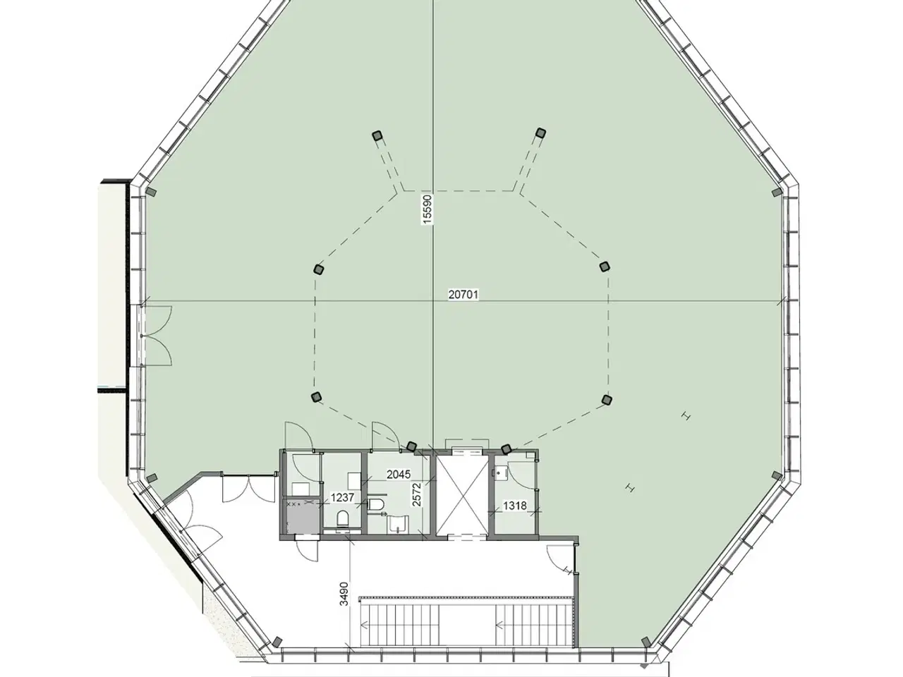 Billede 7 - Lyst og karakterfuldt kontor med havneudsigt