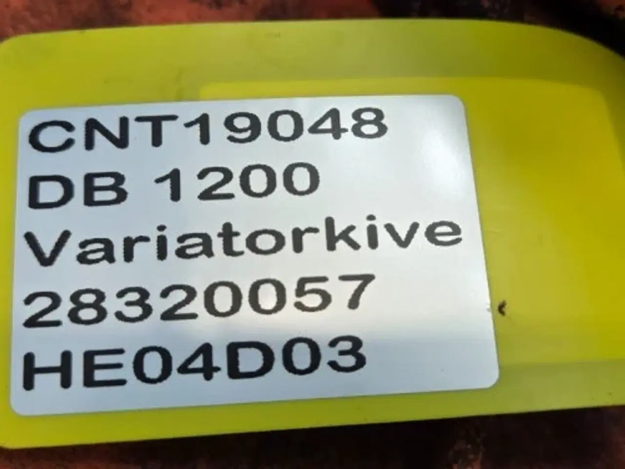 Billede 13 - Dronningborg D1200 Variatorskive 28320057