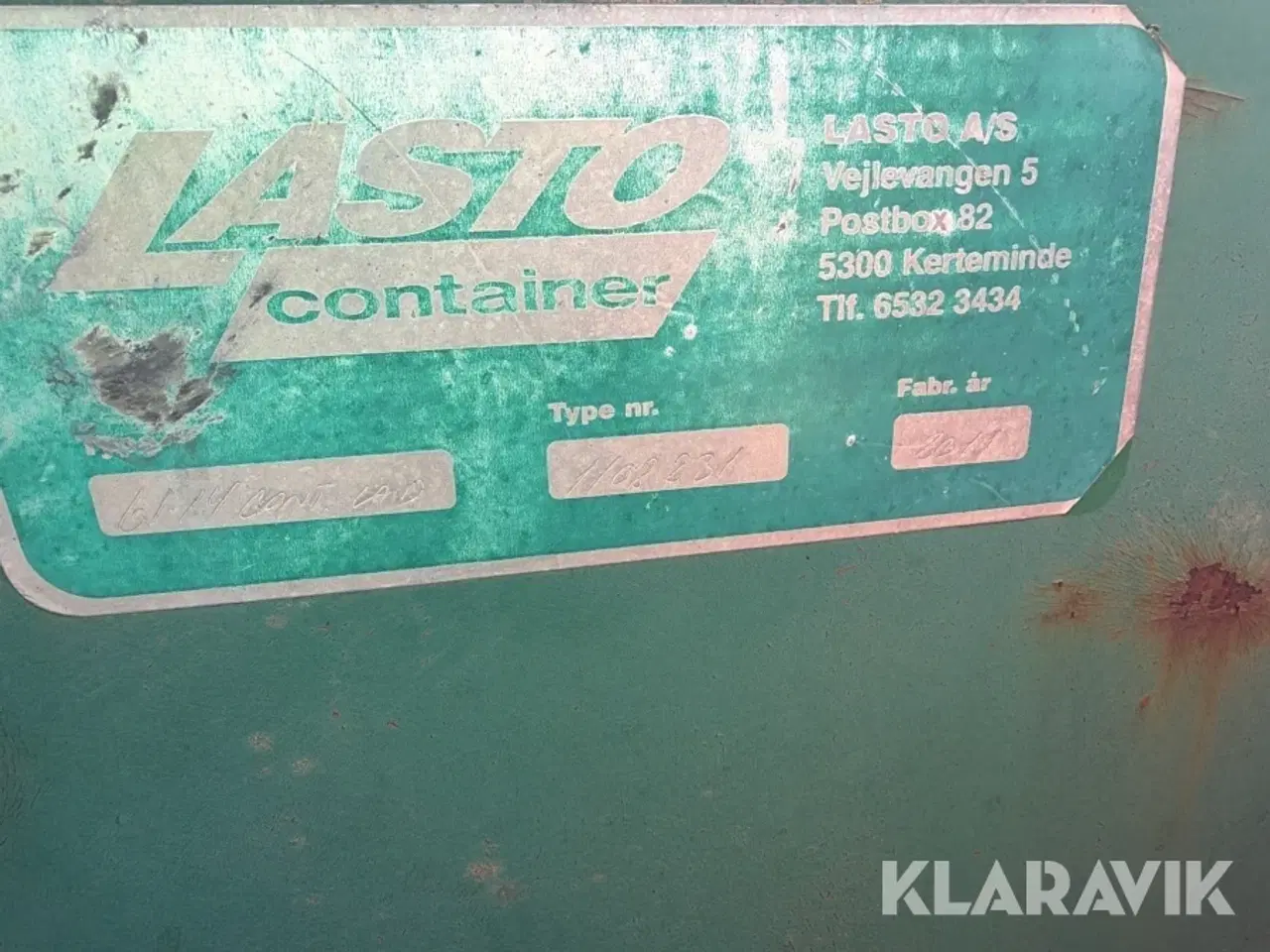 Billede 9 - Åbn container Lasto Type nr.: 1108231
