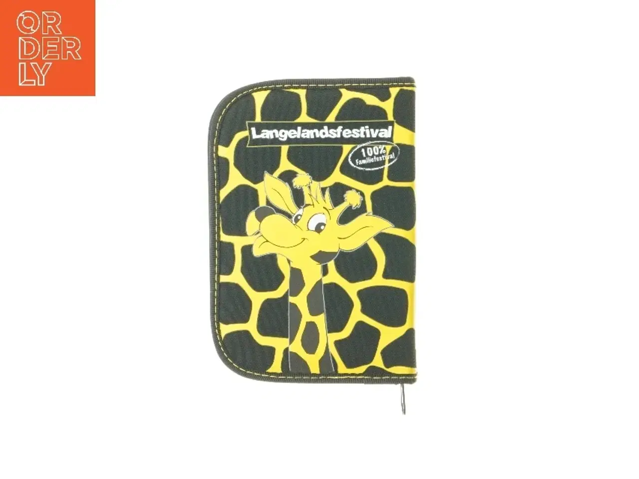 Billede 5 - Langelandsfestival penalhus med giraffmotiv fra Langelandsfestival (str. 19x13x2,5 cm)