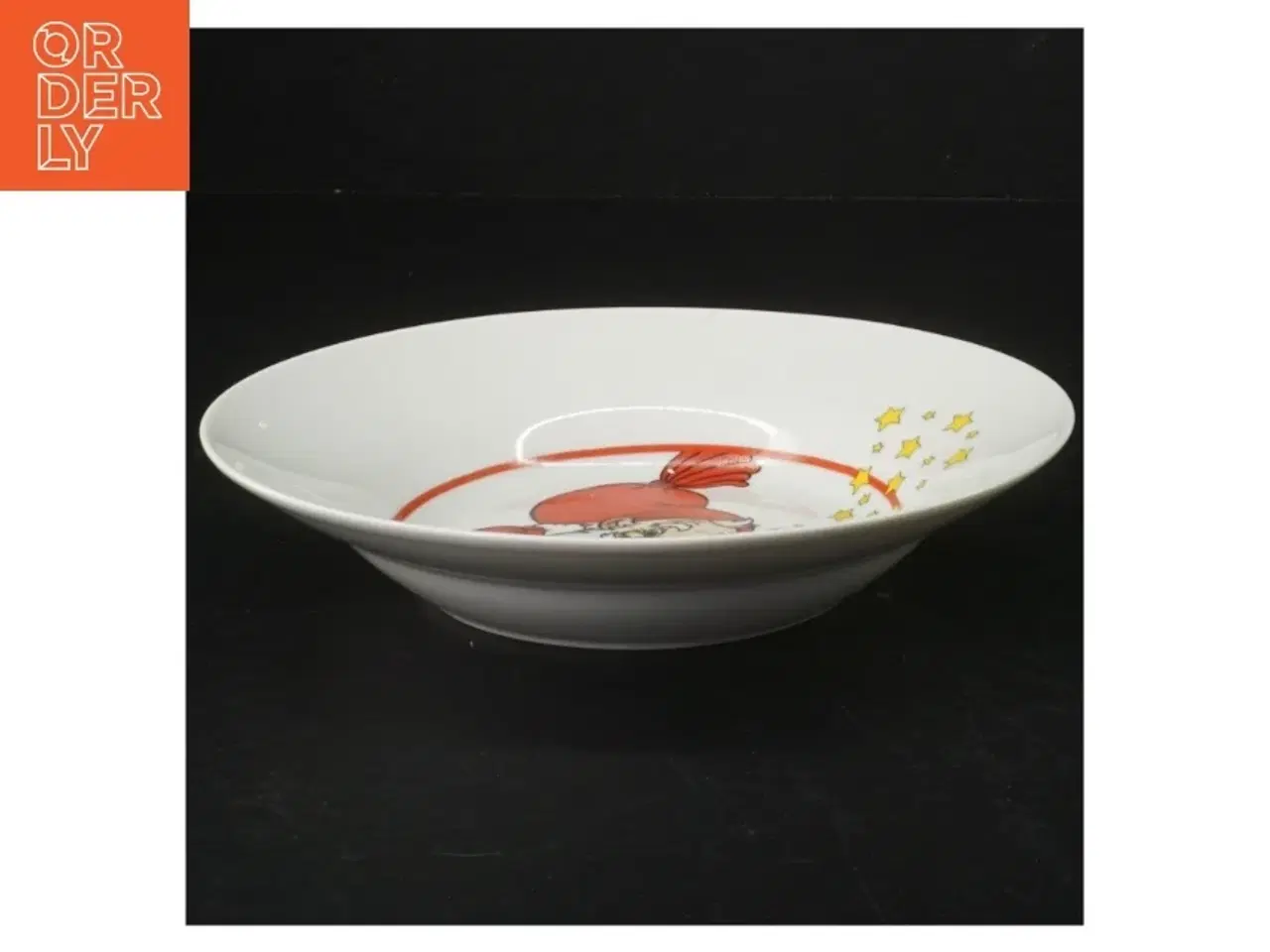 Billede 2 - Juletallerken med julemandsmotiv (str. 18,5 cm)