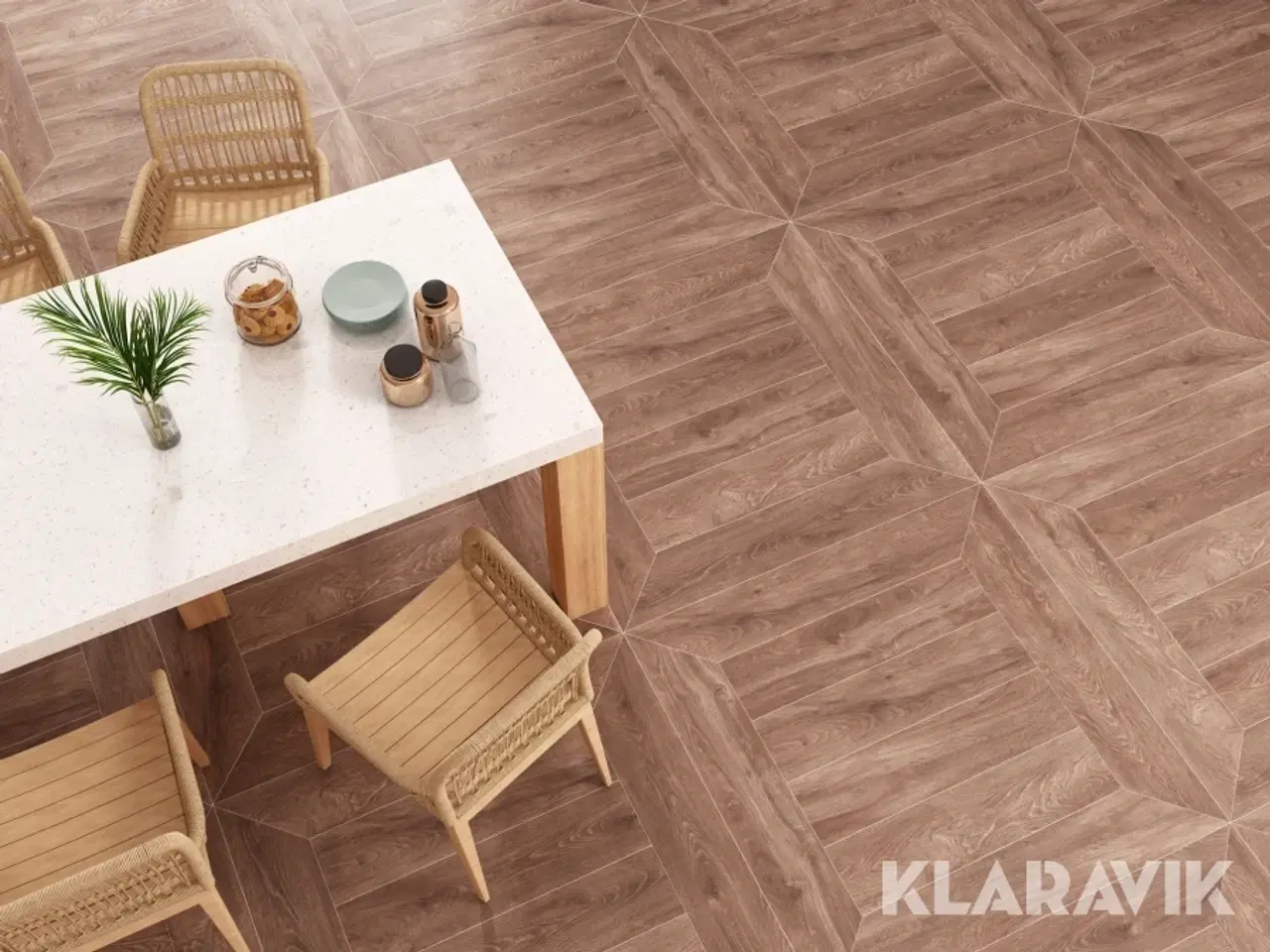 Billede 2 - Porcelæns Fliser med træstruktur Ferrovia Wood wenge
