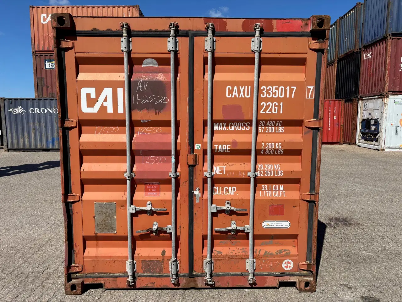 Billede 5 - 20 fods Container- ID: CAXU 335017-7