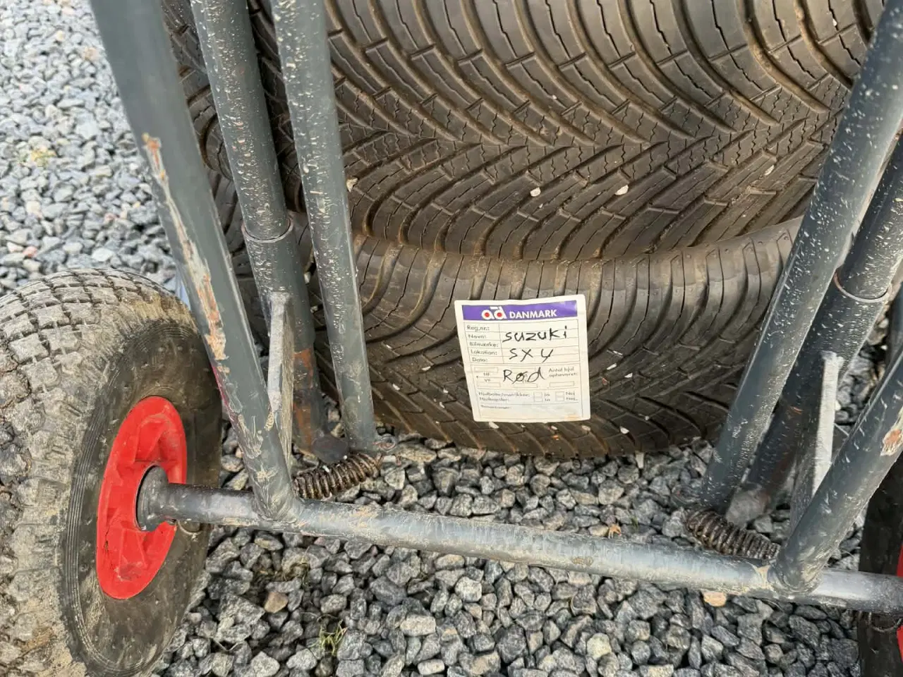 Billede 1 - 5 x 114,3 Stålfælg Suzuki med helårsdæk