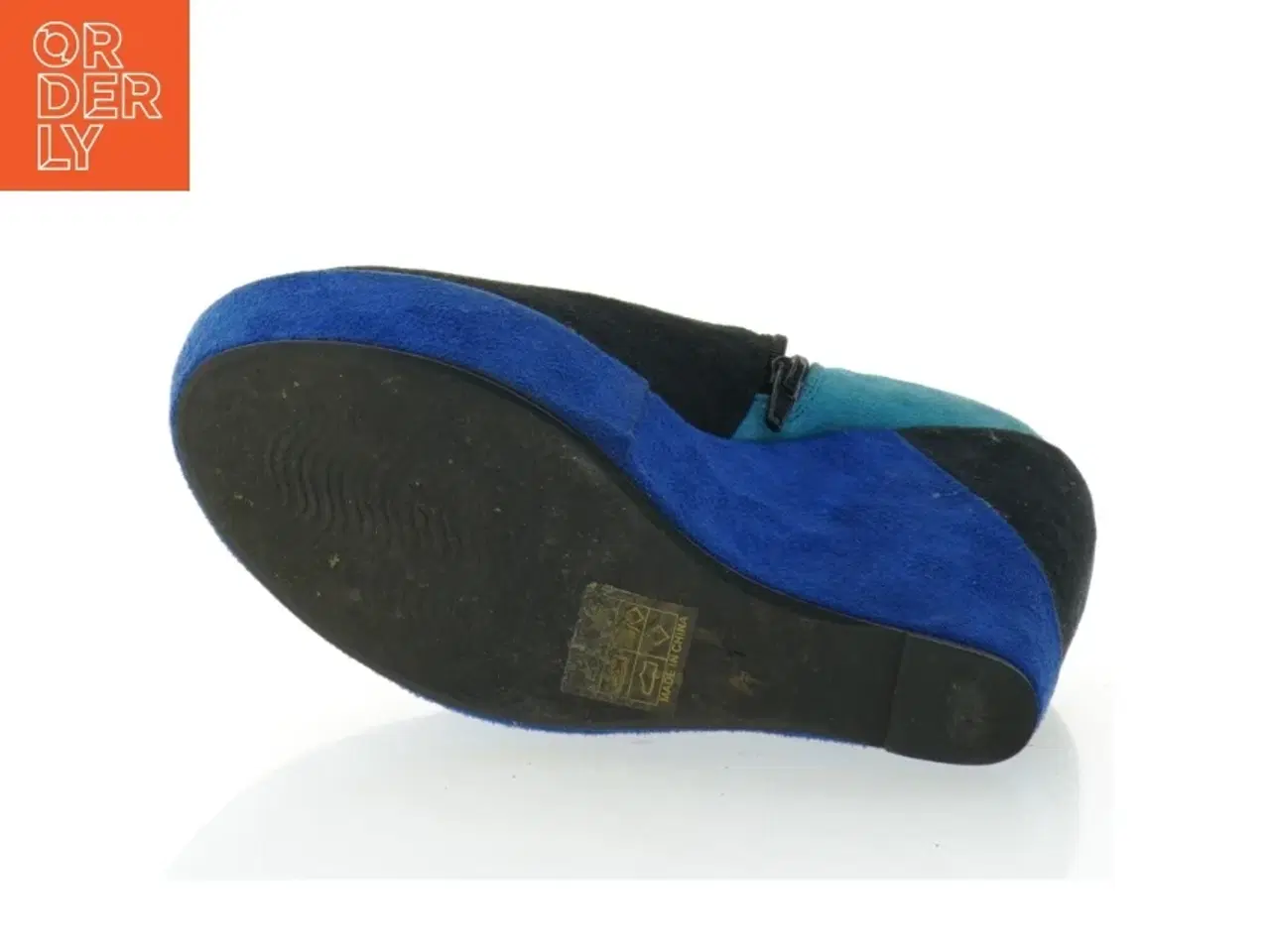 Billede 2 - Farverige kilehælsko fra Sugarfree Shoes (str. 41)