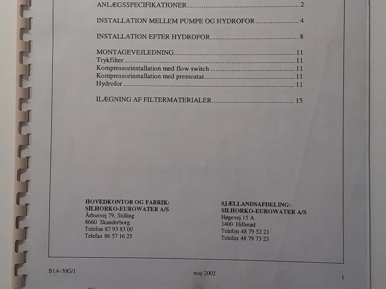 Billede 9 - Silhorko trykfilter og iltningskompressor