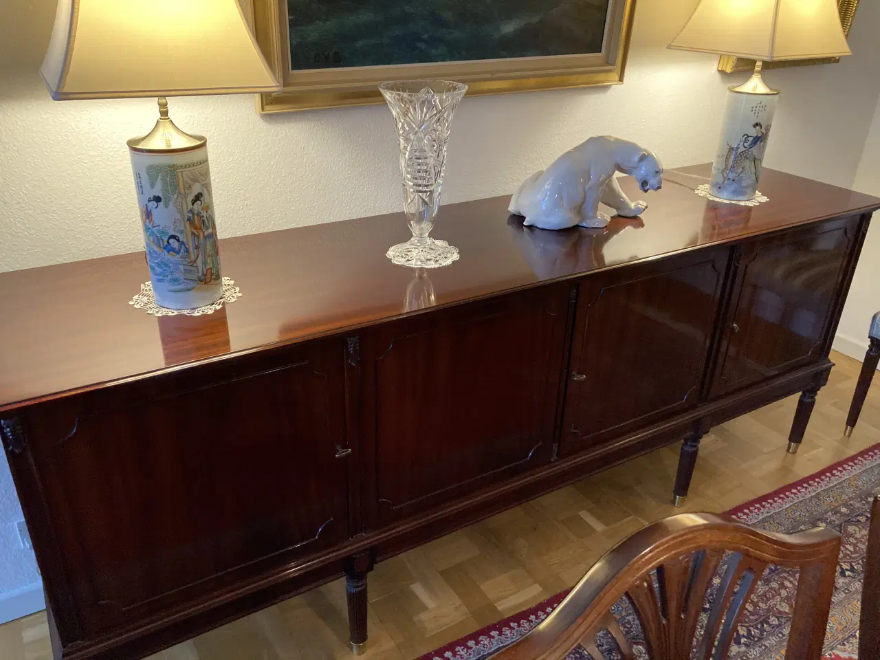 Billede 3 - Hepplewhite spisestue af mahogni