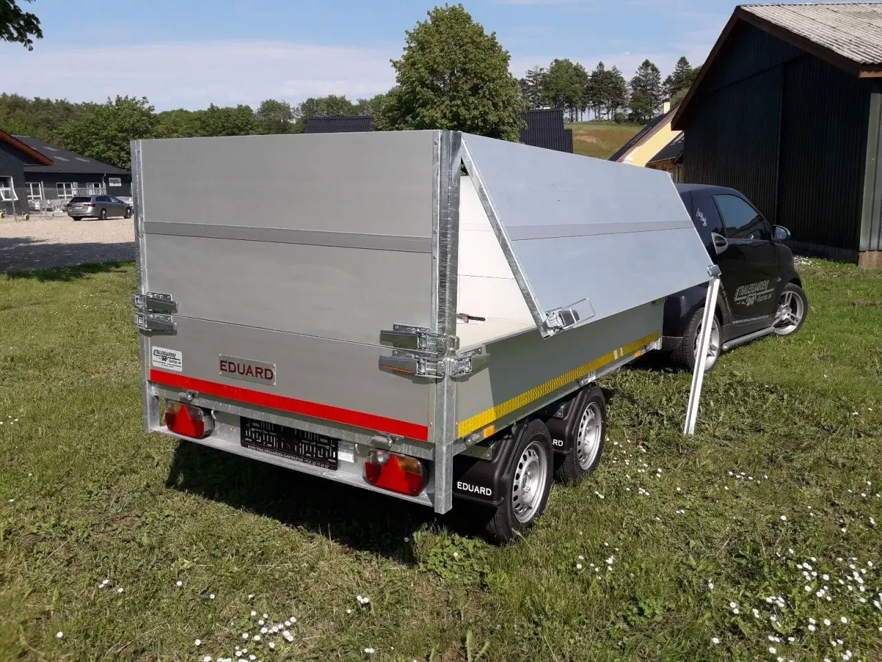 Billede 3 - 70 cm Ekstra sider til Eduard trailer 3116 Tophængt