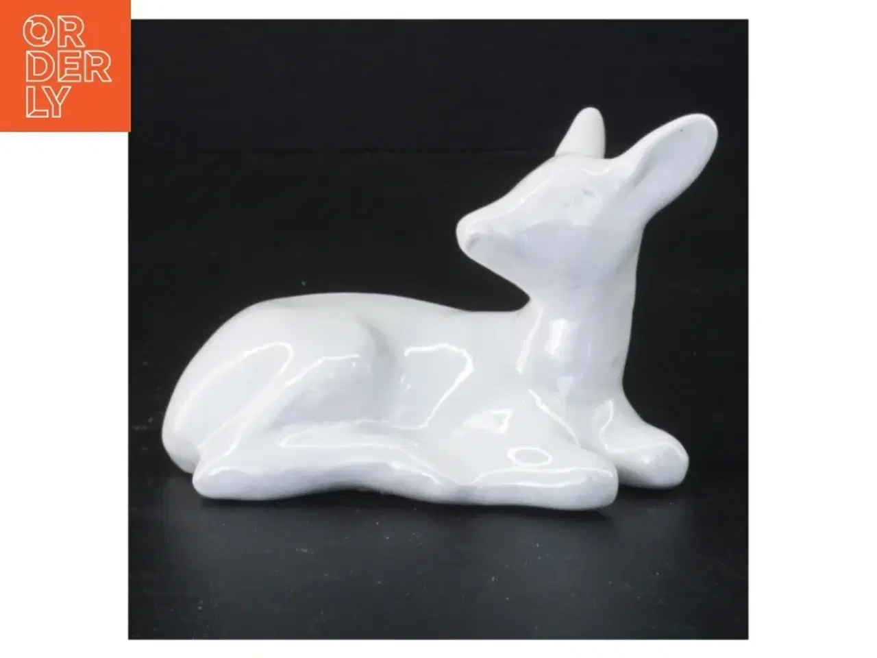 Billede 1 - Porcelænsfigur af Rådyr (str. 14 x 9 cm)