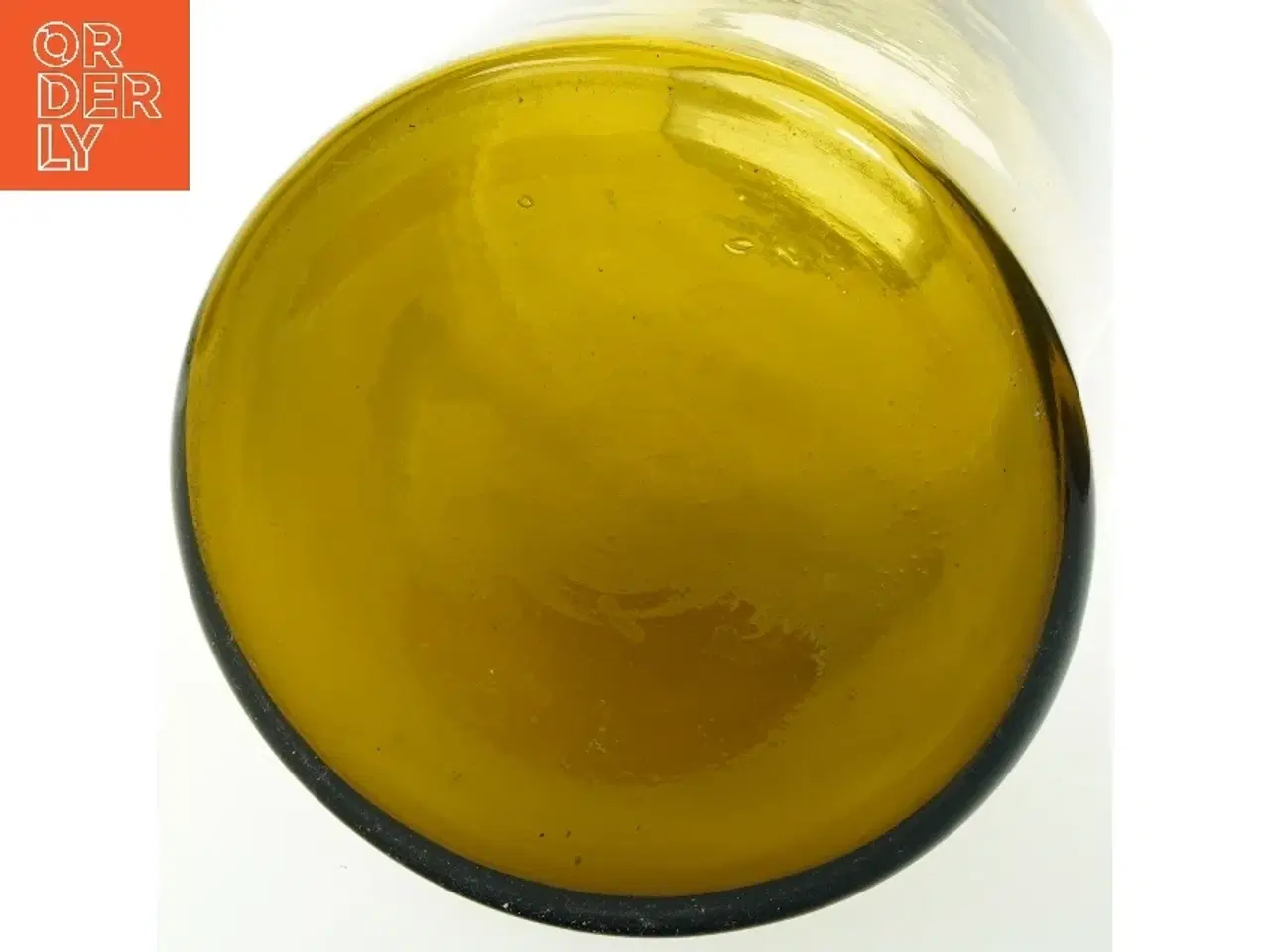 Billede 2 - Gul glasflaske (str. 41x20 cm)