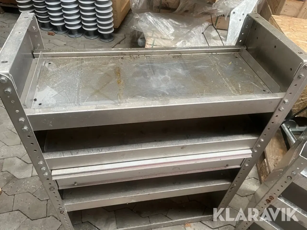 Billede 2 - Bilreol 2 styk aluminium